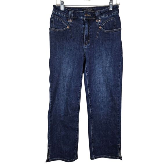 Judy Blue Crop Jeans Sz 7 / 28 Blue JB88127 Stretch Mid Rise - Picture 1 of 5